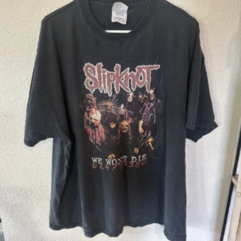 Vintage Slipknot We Won't Die Tour Promo Concert Band T-Shirt 2004-Size 2XL